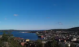 View from Norra berget, Sundsvall