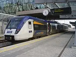 Southbound train