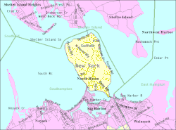 U.S. Census map of North Haven.