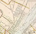 Map of North Albany in 1891