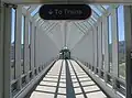 Bridge from East 9th Street entrance to mezzanine