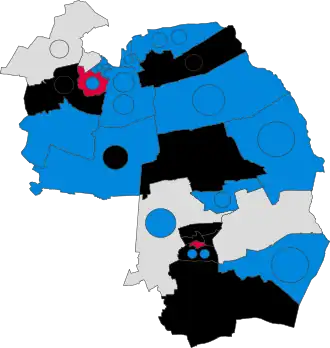 2023 results map