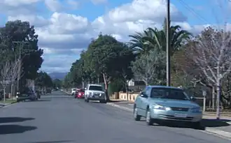 Suburban street in North Plympton