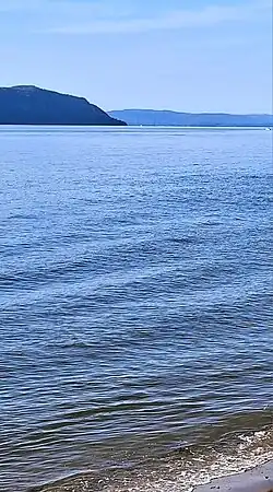 Northern Tappan Zee, with Hook Mountain
