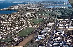 Aerial view of Westlake in 1975