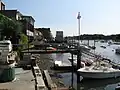 Riverfront, downtown Rowayton