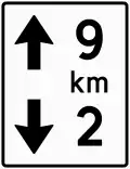 Distance marker for tunnels[ac]