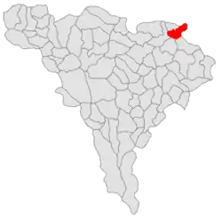 Location in Alba County