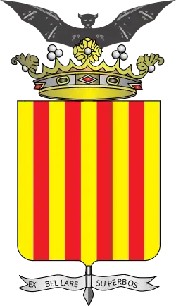 Old coat of arms of Novallas, Aragon