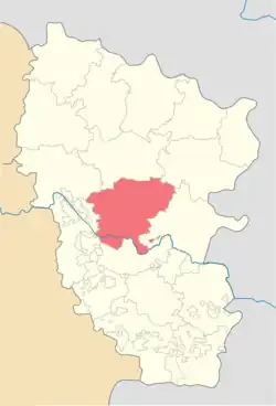 Location of Novoaidar Raion