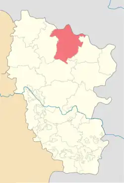 Location of Novopskov Raion