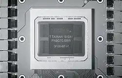 Nvidia Tesla P100 die