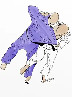 Osotogari Judo throw