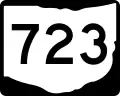 State Route 723 marker
