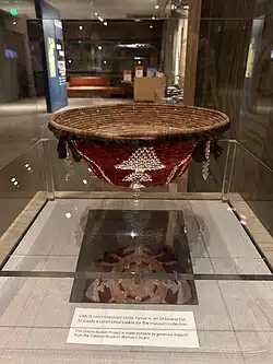 Image of Rumsen Ohlone ceremonial basket.