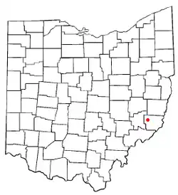 Location in Ohio
