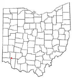 Location of Loveland Park, Ohio