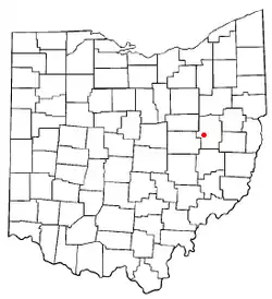 Location of Stone Creek, Ohio