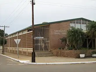 Carnamah Shire Hall, 2007