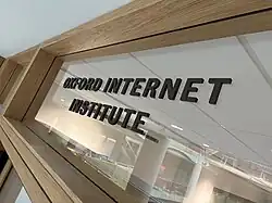 Entrance to the Oxford Internet Institute