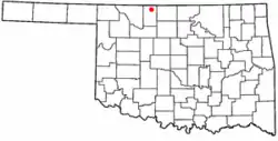 Location of Amorita, Oklahoma