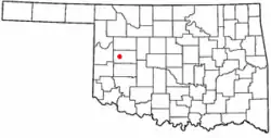 Location of Stafford, Oklahoma