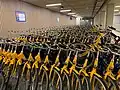 OV-fiets parking in Utrecht at central station.