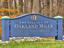 Oakland Mills Village sign