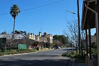 Milthorpe Street, the main street of Oaklands, 2009