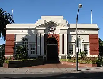 Former Council Chambers in Atherton Road