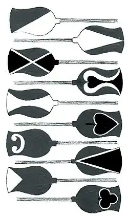 Image 11A selection of traditional Maldivian oarblade patterns (from Culture of the Maldives)