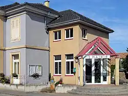 The town hall in Oberentzen