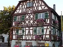 Historical facade from 1659