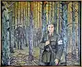 Painting of Danuta Siedzikówna in Podjazy School