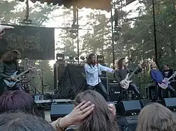 Obtest performing at Devilstone Open Air