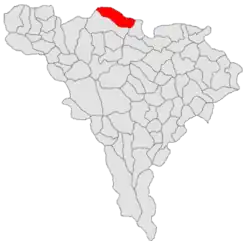Location in Alba County