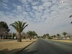 Street in downtown Odendaalsrus.