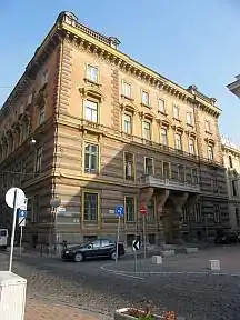 The variously known Odescalchi or Degenfeld-Schomburg Palace (Miklós Ybl,1874), Bródy Sándor utca 14. Built for Count Ágost Degenfeld-Schomburg.