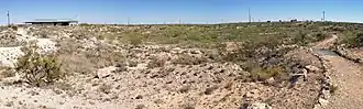 Panorama of the crater