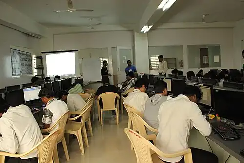 Odia Wikipedia workshop conducted at KMBB College of Engineering and Technology
