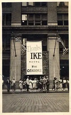 Manhattan Federal Building with Office of Censorship at 252 7th Avenue.