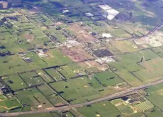 Aerial view from the south-west