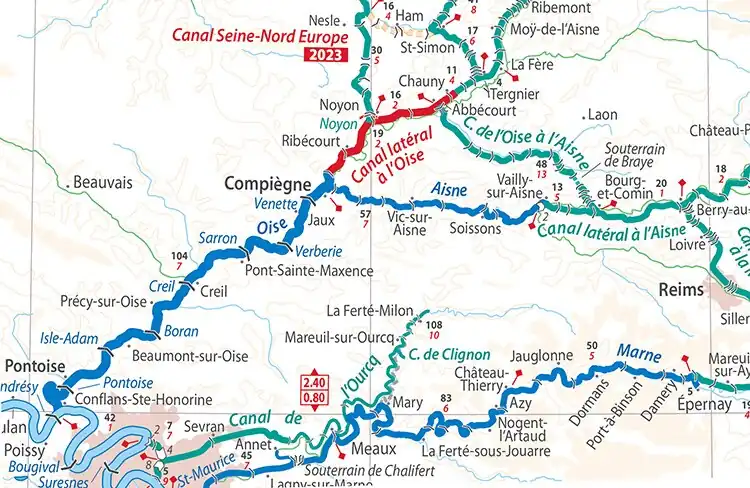 Oise lateral canal location