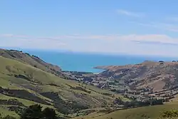Okains Bay in December 2020
