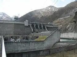 Okawa Dam, at the lower reservoir