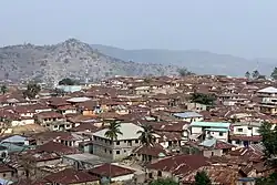 A landscape view of Okene town, Kogi State Nigeria