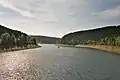 The reservoir at low water