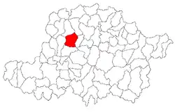 Location in Arad County