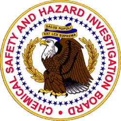 Old seal of the CSB used from 1998 to 2003.