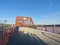 The Old Outlook Bridge crossing the South Saskatchewan River